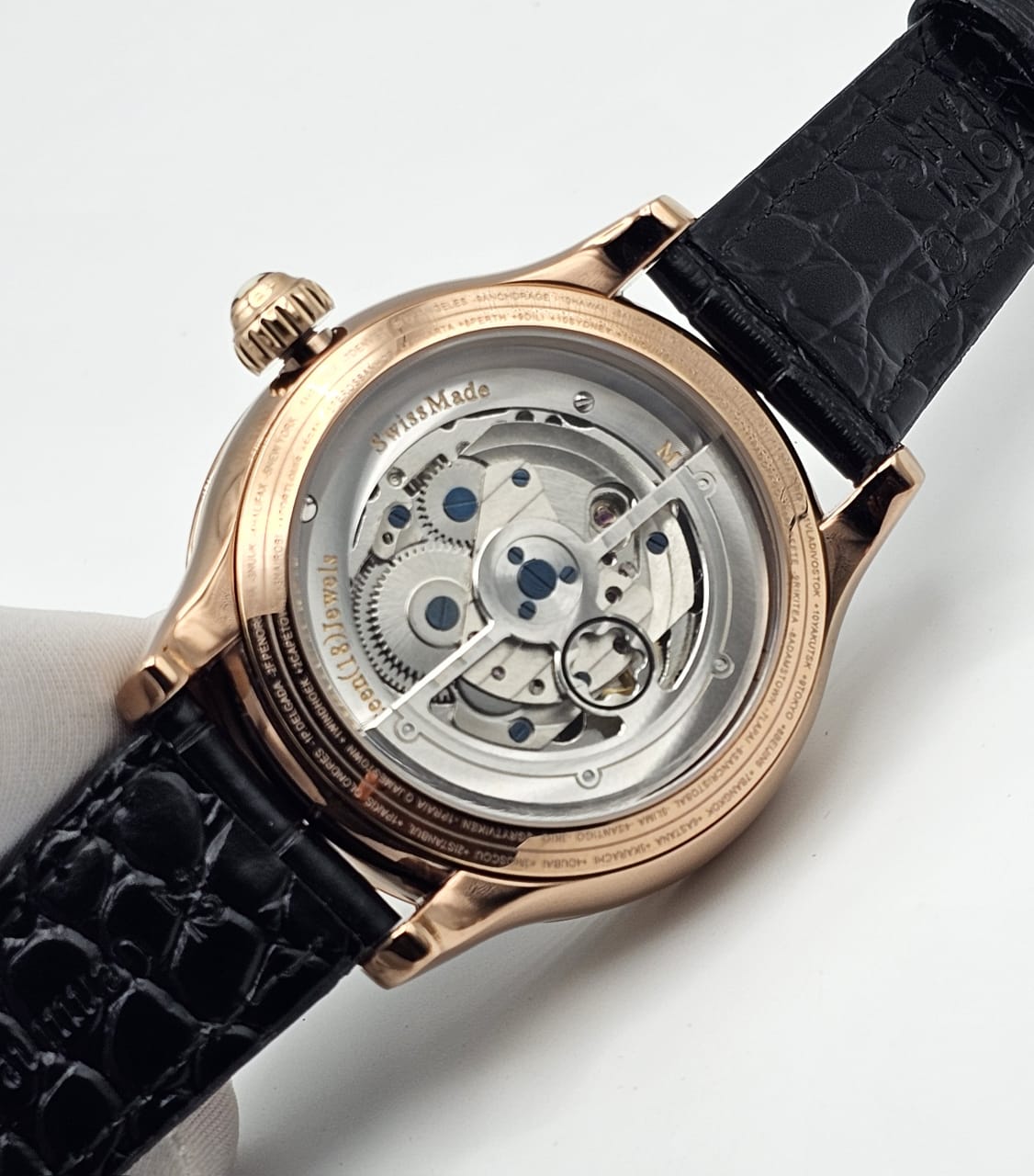 Montblanc Villeret — Movement View, Black Strap