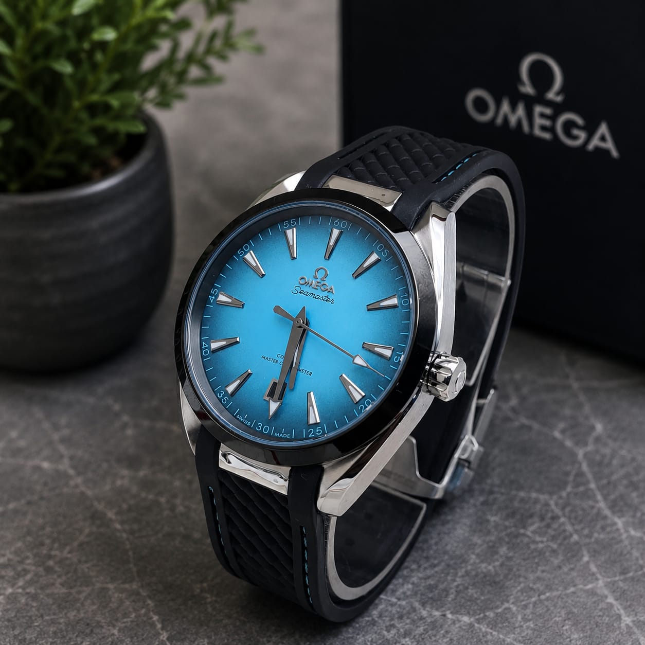 Omega Seamaster Aqua Terra Sky Blue