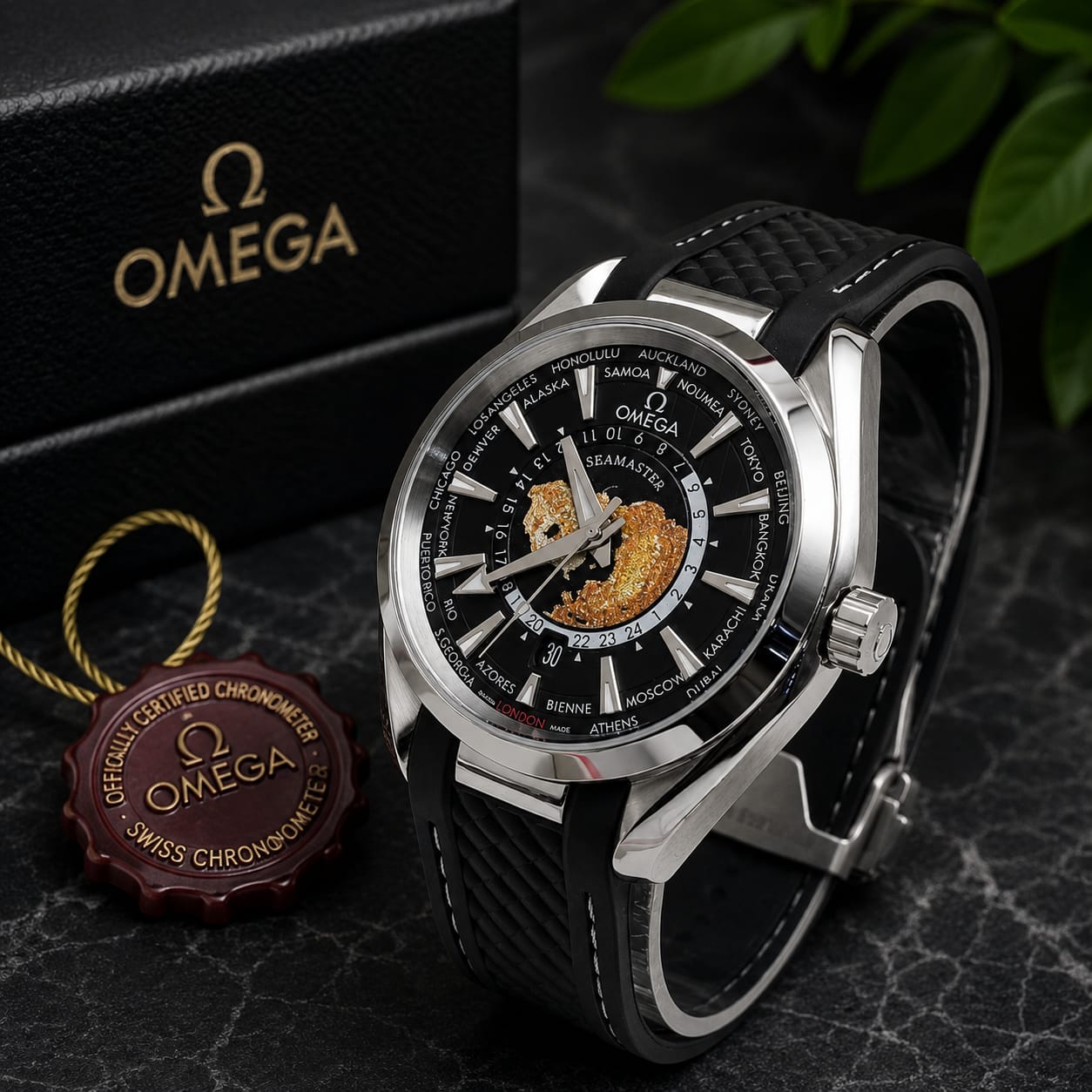 Planet Ocean Black Orange