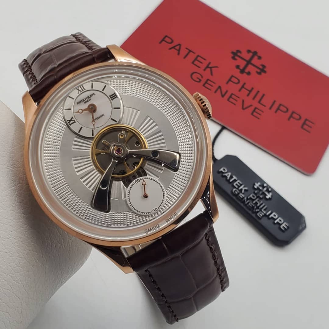 Patek Philippe Golden Rose Gold Havana White Dial